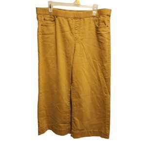 Womens A.N.A. Wide Leg Cropped Jeans Size XL